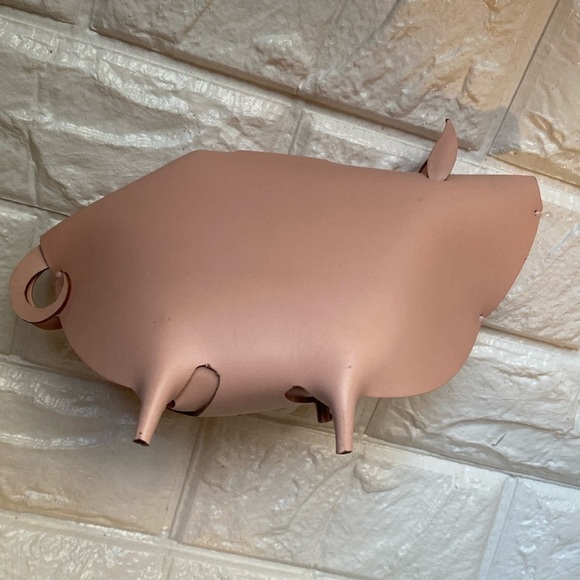 Vacavaliente Pig, Recycled leather Pink - Picture 2 of 9